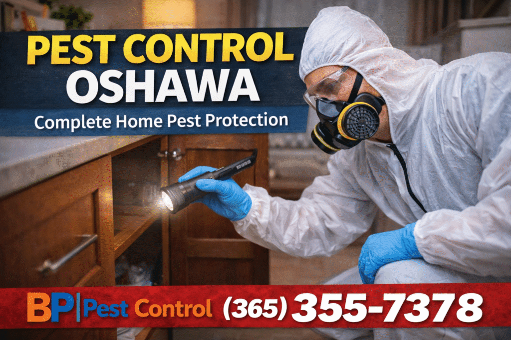 pest control Oshawa technician home inspection BP Pest Control
