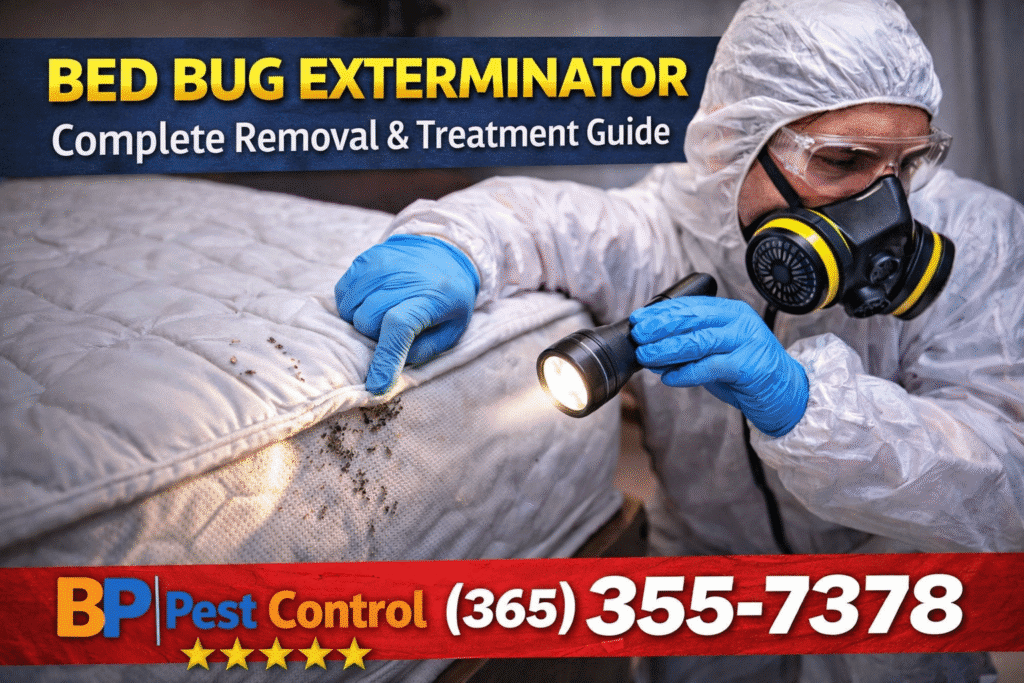 bed bug exterminator mattress inspection removal service
