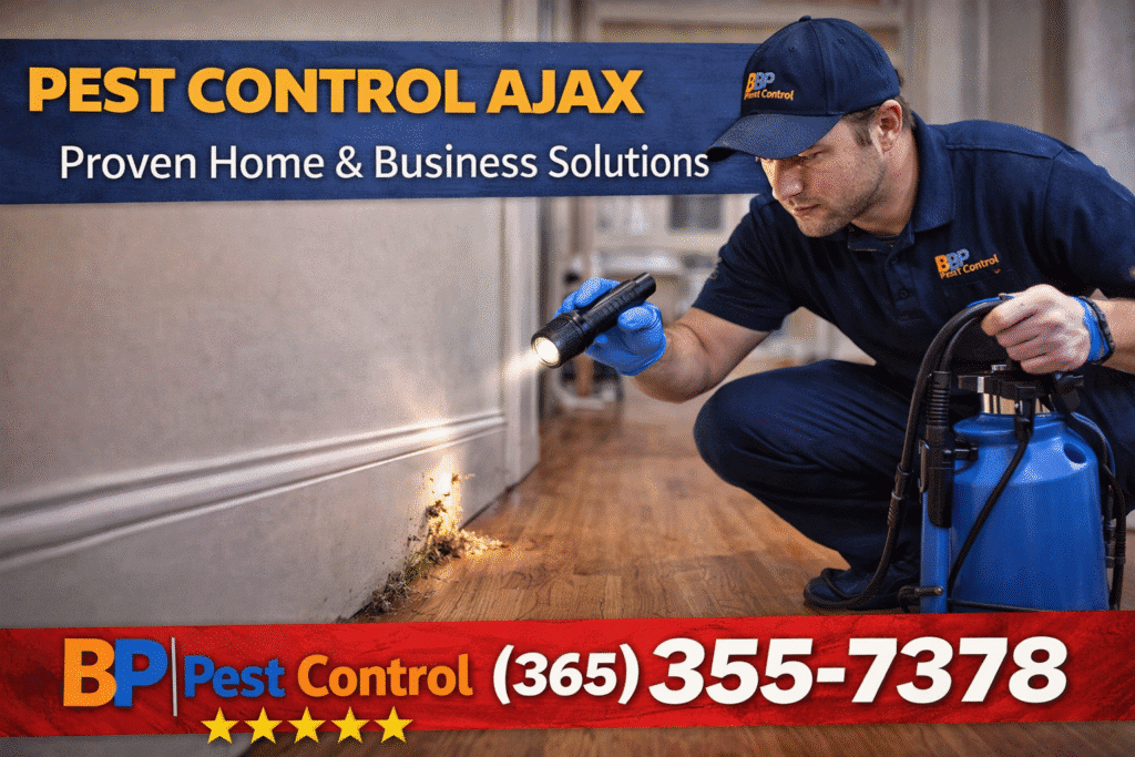 pest control Ajax technician home inspection service