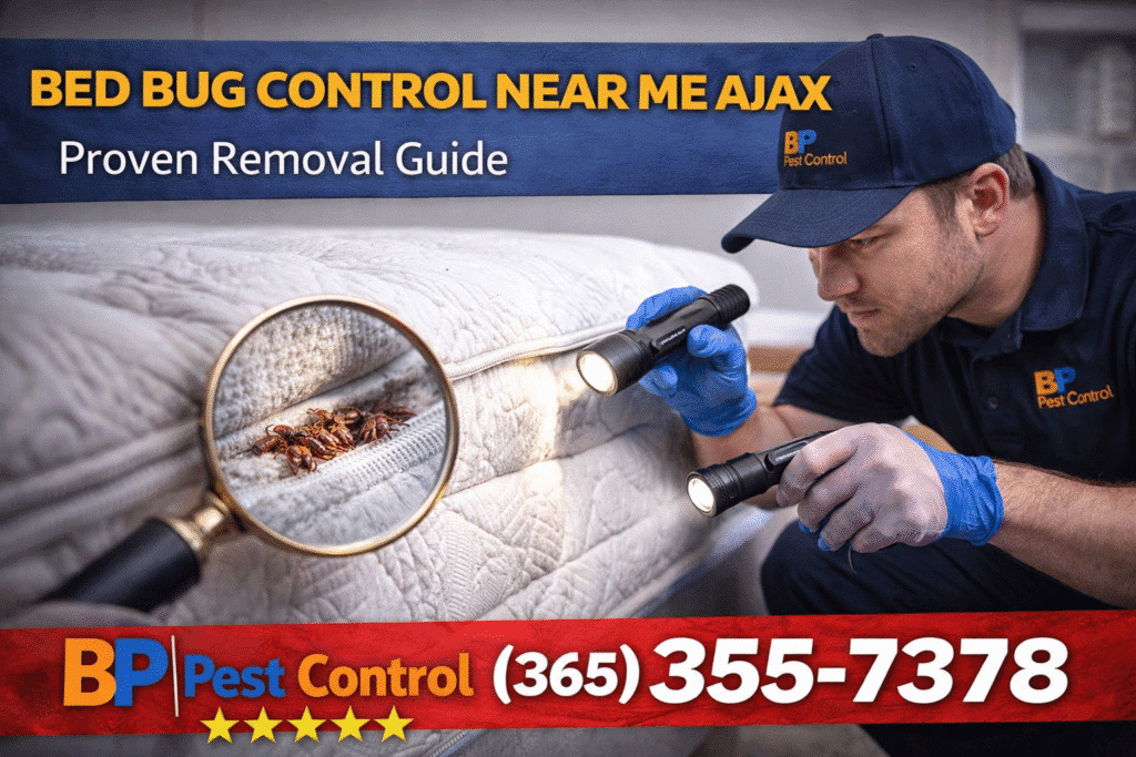 bed bug control near me Ajax mattress inspection service