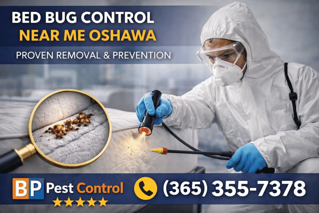 bed bug control near me Oshawa mattress inspection service
