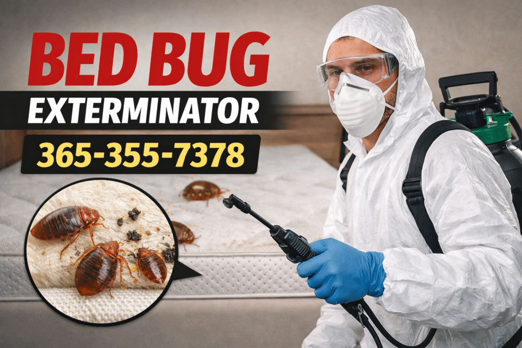 bed bugs exterminator in Ajax providing professional bed bug removal service