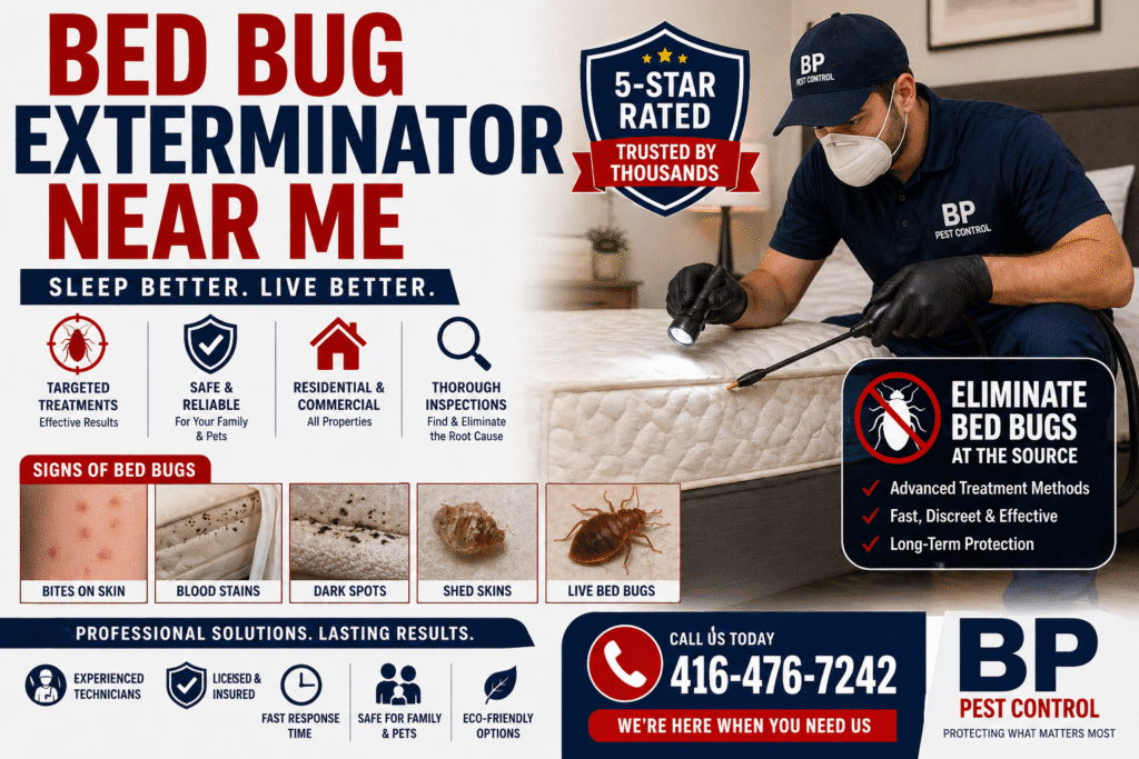 bed bug exterminator near me close up of bed bugs on mattress seam