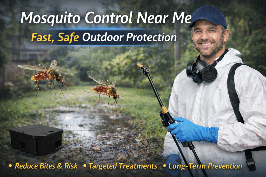 Professional mosquito control services and mosquito treatment for residential and commercial properties.