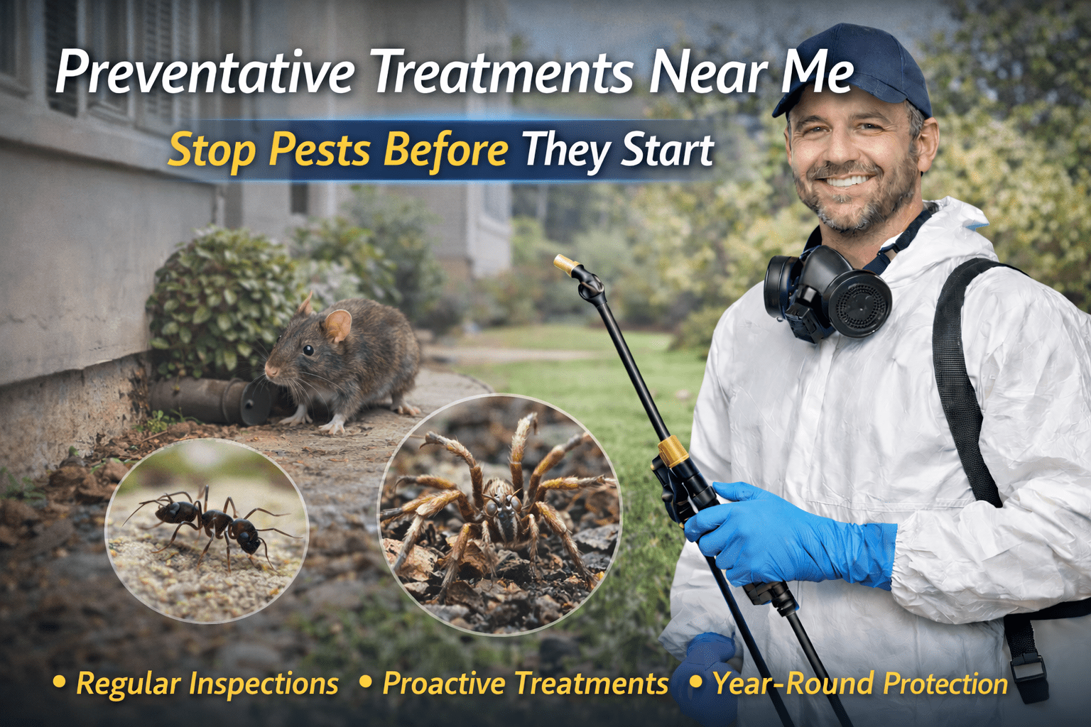 Preventative pest treatments and seasonal pest control services protecting homes and businesses year-round.